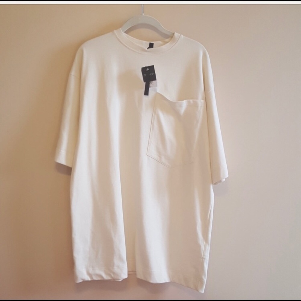 Topshop oversized tee shirt dress